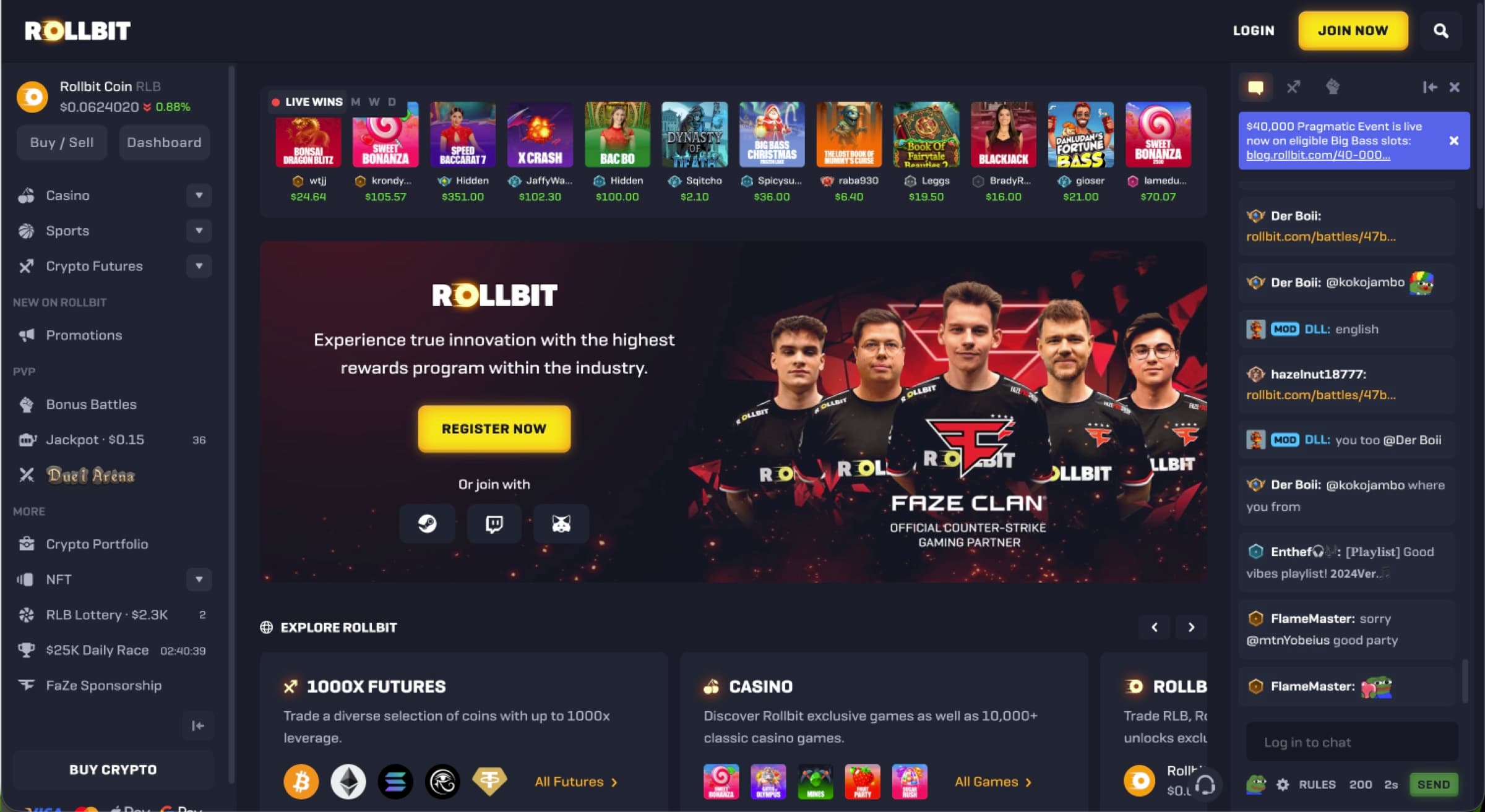Rollbit brand image